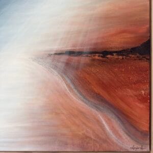 36 x 36" framed canvas